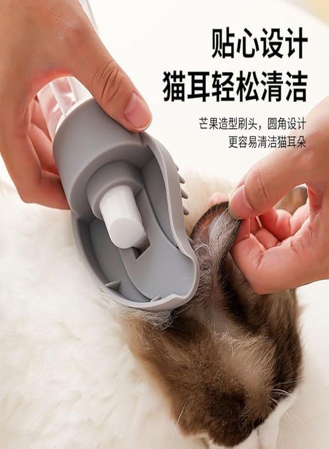 QUALIZA Pet Bath Brush with Soap Dispenser | Shedding & Grooming Massage Brush for Dogs & Cats | Comfortable Grip Pet Cleaning Tool - Image 5